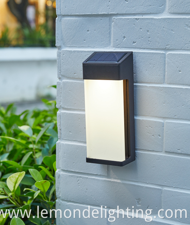 Outdoor Wall-Mounted LED Solar Light
